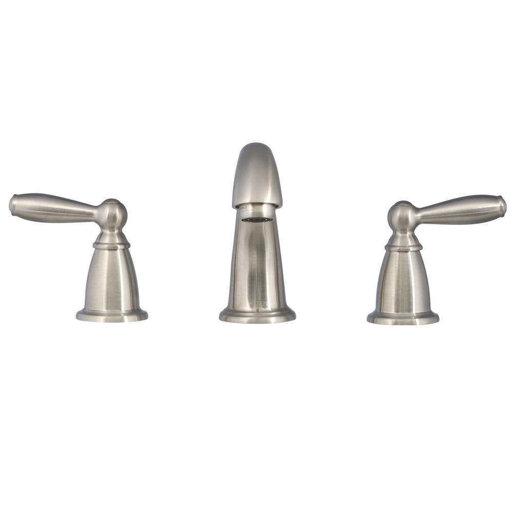 MOEN Brantford 8inch HighArc Bathroom Faucet Trim Kit Brushed Nickel