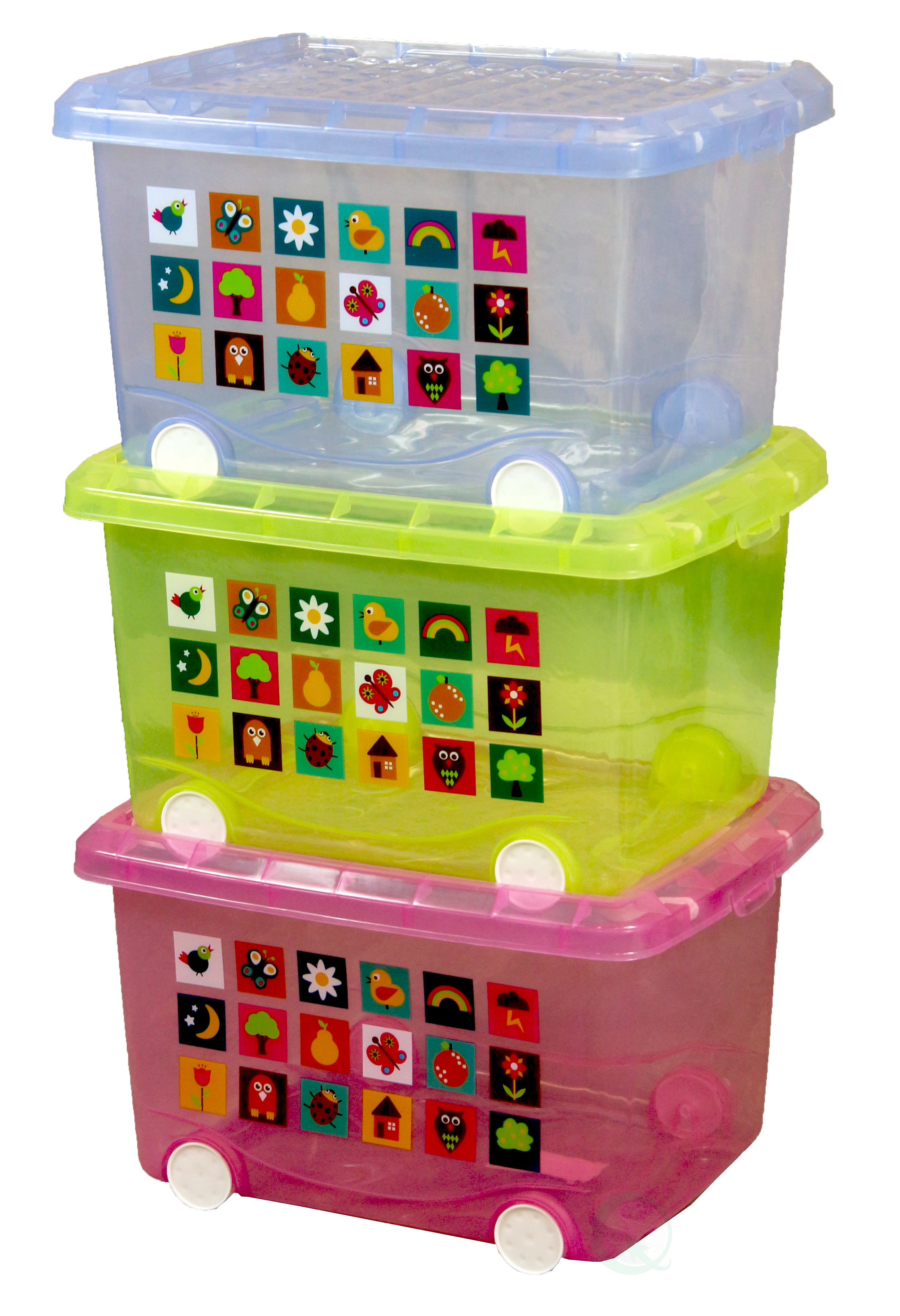 basicwise stackable storage toy box