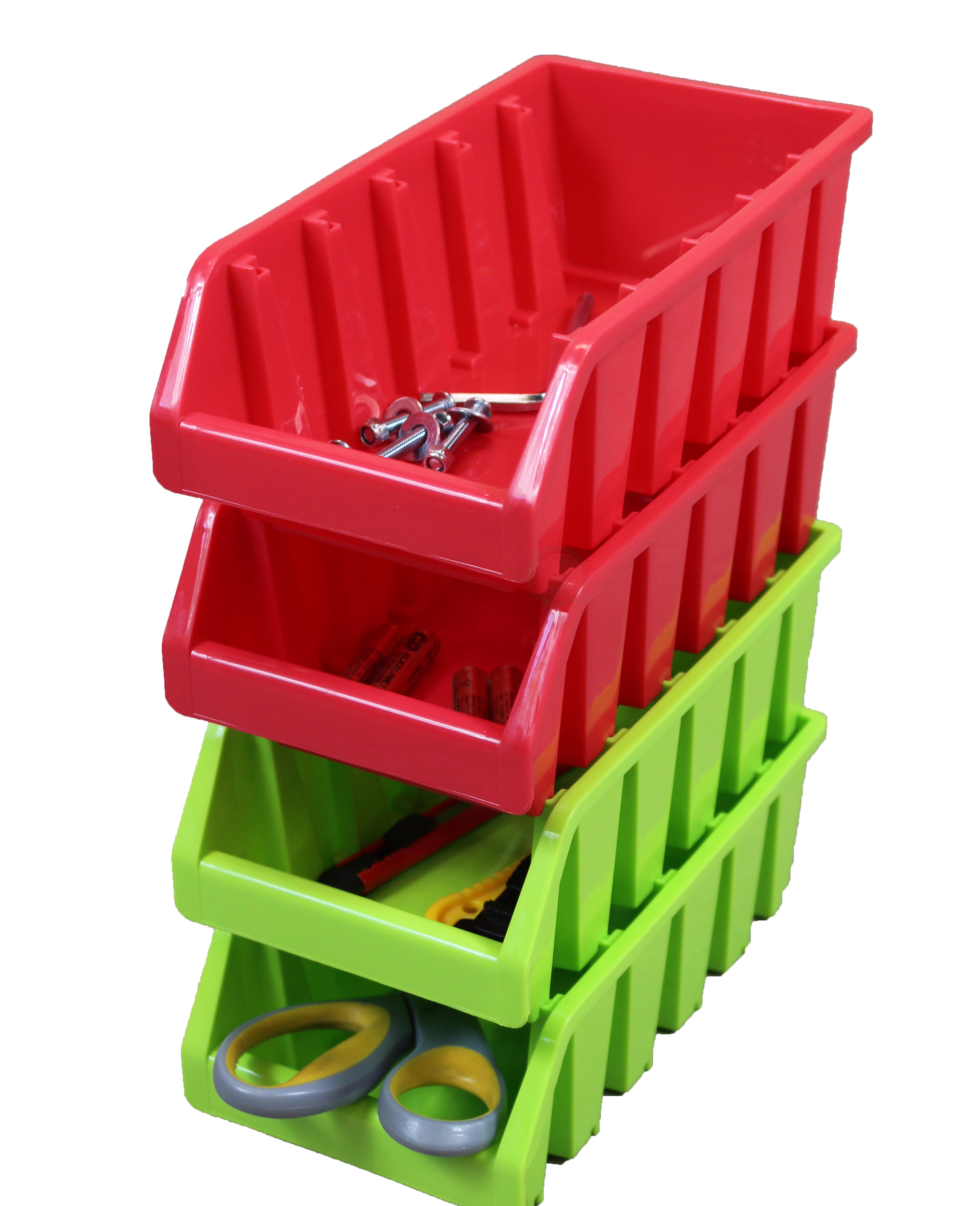 plastic stackable toy storage bins