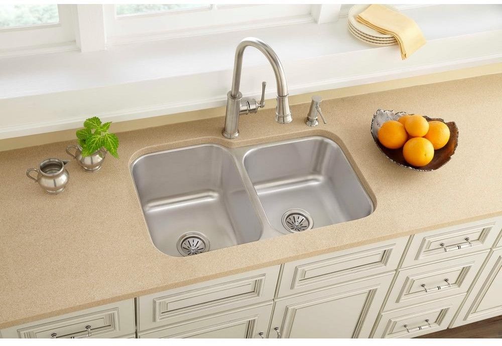 18 gauge stainless steel kitchen sink double bowl