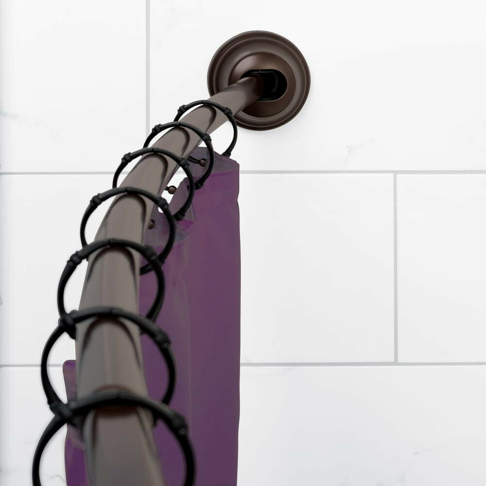 Details About Rustproof 72 In Adjule Tension Mount Curved Shower Curtain Rod Bronze Details About Rustproof 72 In Adjule Tension Mount Curved Shower Curtain Rod Bronze