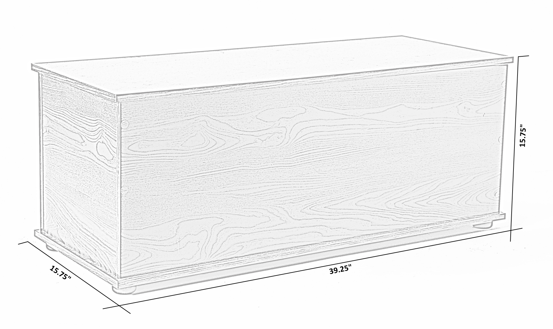 basicwise toy box