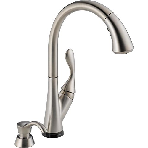 Delta Ashton 19922Z-SSSD-DST Stainless Pull Down Kitchen Faucet Shield ...