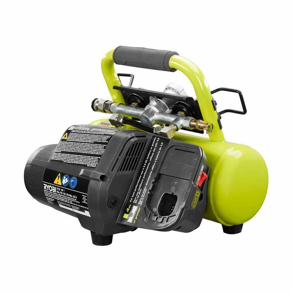 RYOBI P739 18Volt ONE+ Cordless 1 Gal. Portable Air Compressor (Tool